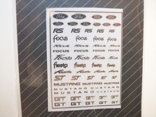 Sticker métal logo FORD 1/43