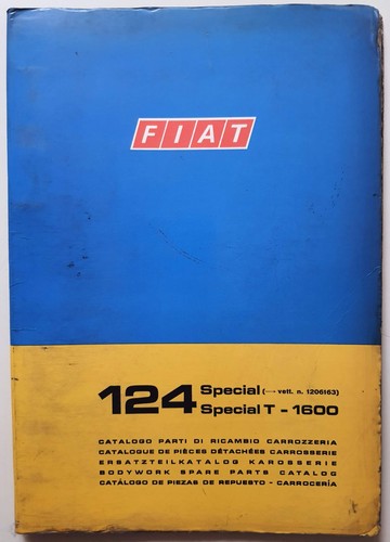 Fiat 124 special catalogo - fiat,