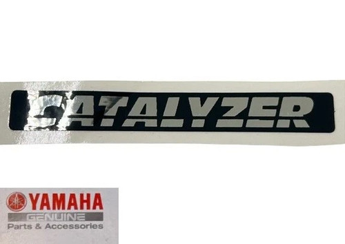 Adesivo catalizzatore yamaha - adesivo,