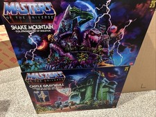Mattel Masters of the Universe Origins 2023 Snake Mountain And Castle Grayskull
