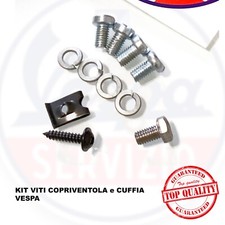 viti CopriVentola VESPA, KIT COMPLETO IN ACCIAIO INOX