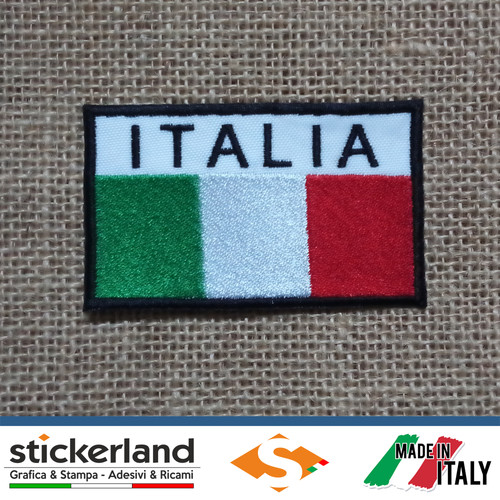 Toppa patch ricamata italia - toppa,