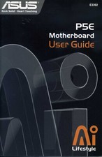 ASUS P5E: Set manuale con inserto e DVD originali