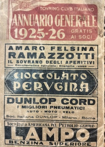 Annuario touring club 1925 - annuario, 1925-26