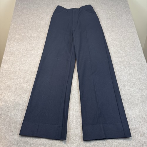 Pantaloni lana navy - navy, vintage