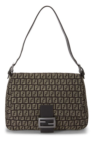 Fendi brown zucchino - brown, canvas