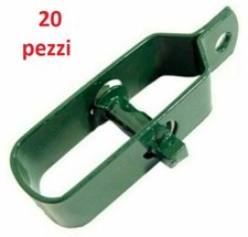 KIT 20 PZ TENDITORE TENDIFILO ZINCATO PLASTIFICATO X RECINZIONE RETE TIRANTE