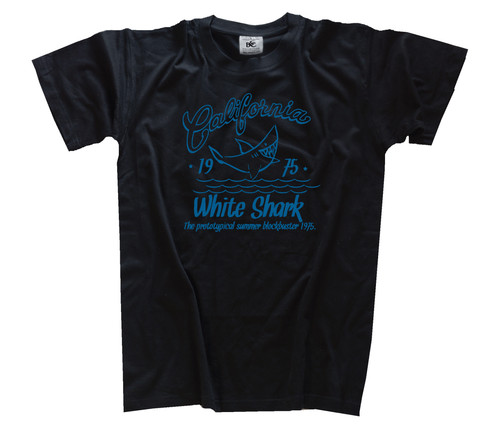 White shark shirt - -, t-shirt