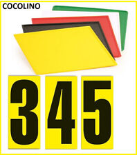 3 x numero di partenza o targa