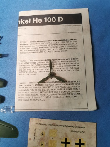 Revell heinkel 100 no - heinkel,