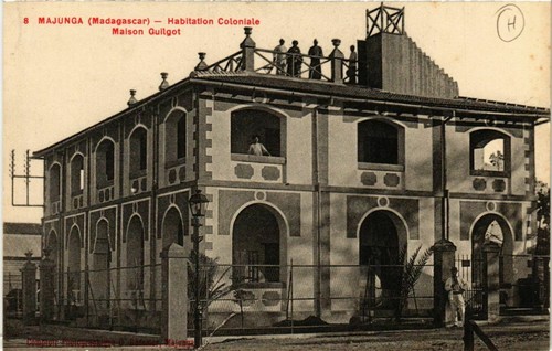 Cpa majunga maison guigot - cpa,