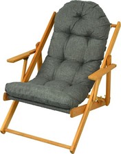 Lettino prendisole in legno