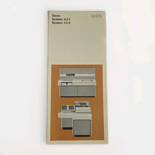 Vintage xerox pamphlet system - xerox,