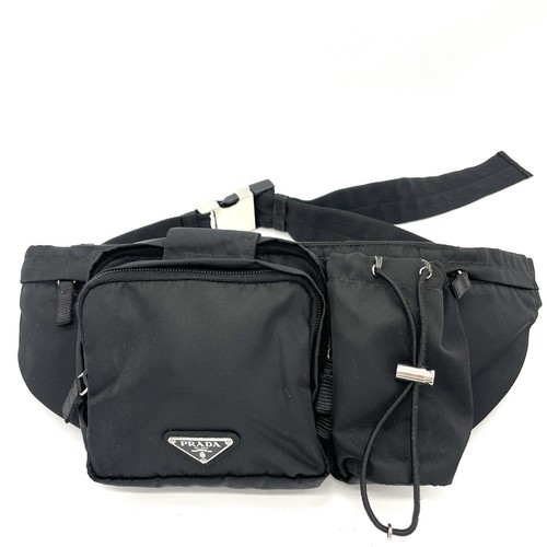 Prada tessuto nylon marsupio - prada,