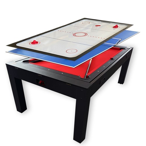Biliardo multigioco 7ft rosso - biliardo,