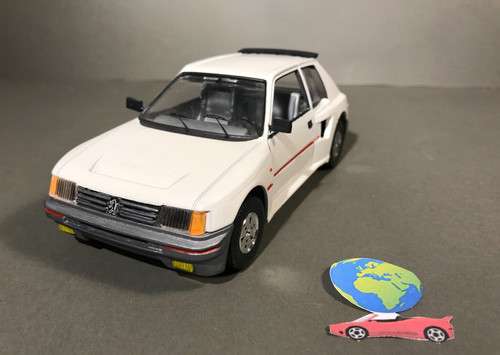 Bburago peugeot 205 rally - peugeot,