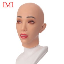 Maschera testa donna silicone