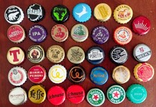 Lotto di 34 tappi a corona birra  - tutti diversi anche datati fuori produzione