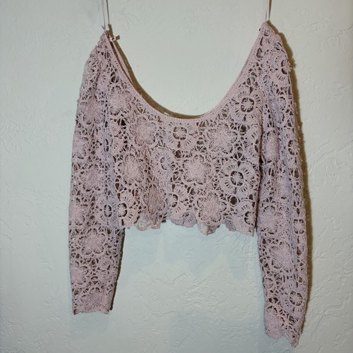 Zara crop top floreale