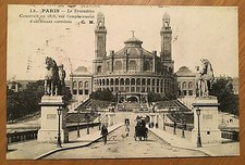 Cartolina di Parigi  "Le Trocadero"  Viaggiata anno 1912 