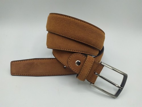 Cintura uomo camoscio cuoio - uomo, in