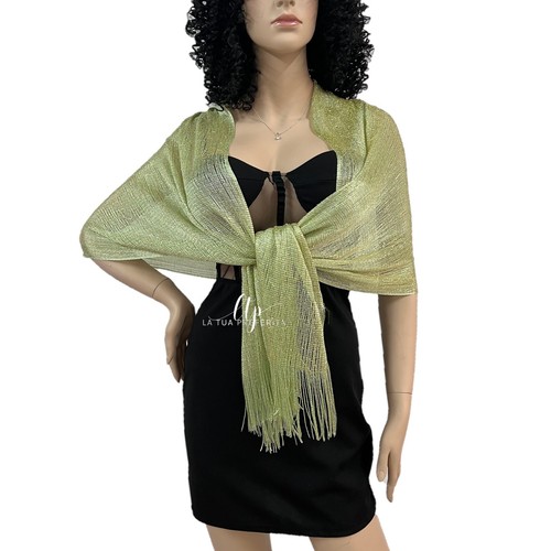 Verde elegante stola scialle - verde,
