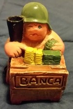 Reggio Emilia Designer Franco Reggiani (1926-1991) scultura Sturmtruppen Banca