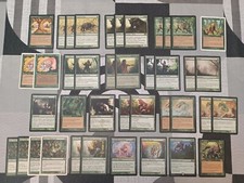 MAZZO CARTE MAGIC VERDE BESTIE E WURM MOLTO BELLO E FORTE N.848