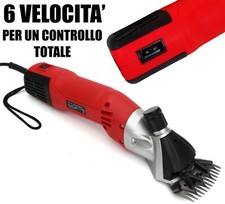 TOSAPECORE MACCHINA TOSATRICE TOSA PECORE OVINI CAPRE PROFESSIONALE 500W 6 MARCE