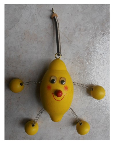 Pendente molla limone giallo - limone,