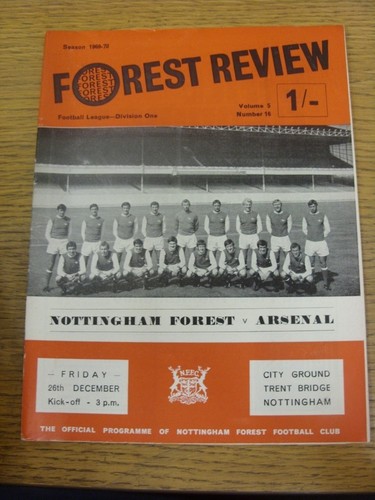 1969 nottingham forest v - forest,