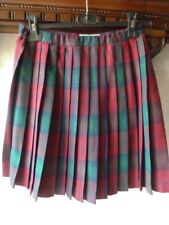 GONNA SCOZZESE  DI BOUTIQUE - PURA LANA TAGLIA INGLESE 10 - SMALL