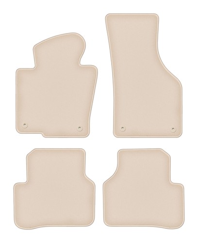 Set tappetini moquette beige