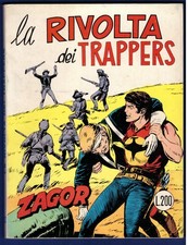Zagor   Zenith 132  Lire 200 La Rivolta dei Trappers 1972  ottimo +