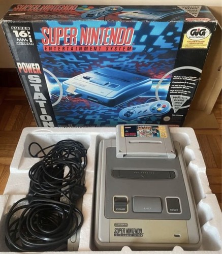 Console super nintendo snes - console,