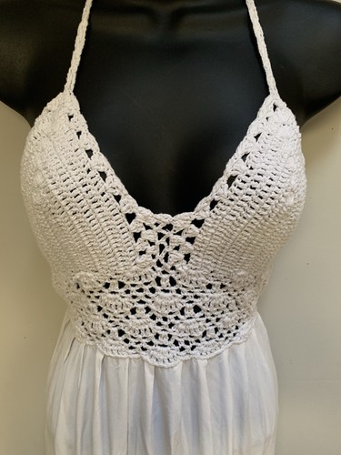 Maxi abito bianco - , con