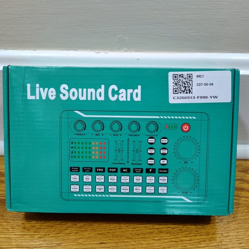Scheda audio live con - con, effetti
