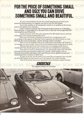 1973 Fiat Vintage Magazine Ad