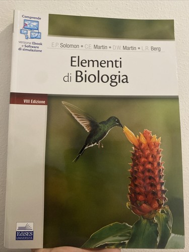 Libro elementi biologia 8 - elementi,