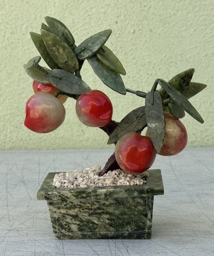 Bonsai pesca vintage giada - bonsai, di