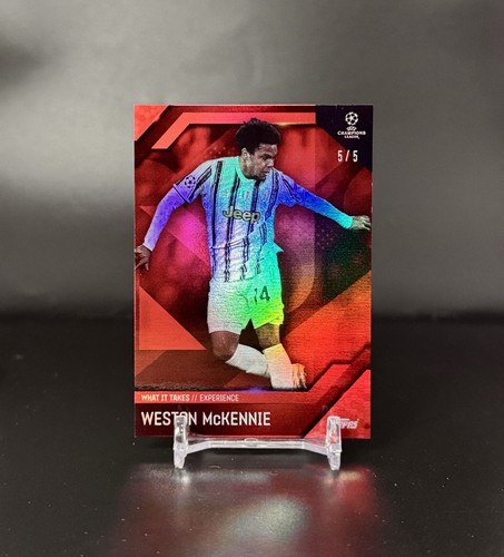 2021 topps weston mckennie - topps, x