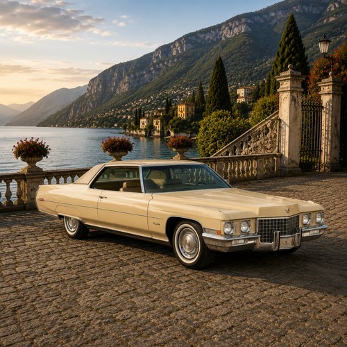 Poster cadillac coupe deville - coupe,