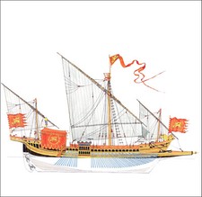 2000 Vintage Ship Print