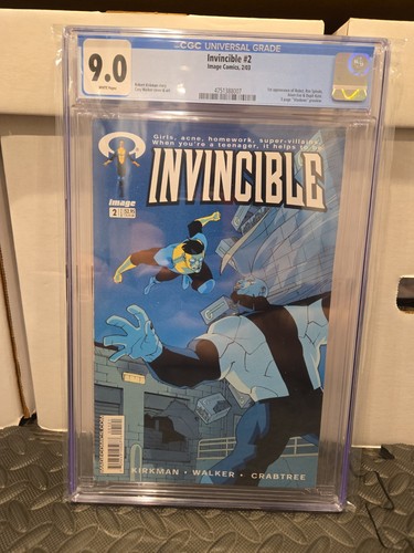 Invincible cgc 9 0 - #2,