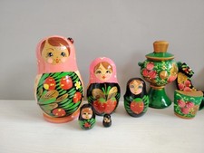 Matriosca, 3 calamite in legno. Tutto in blocco.