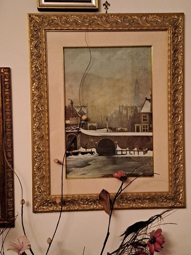 Quadro tela rilievo - , con