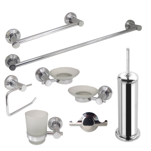 Set accessori bagno pezzi - bagno, 8