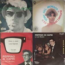 Disco 45 Giri Peppino Di Capri + Adriano Celentano + Tony Del Monaco 