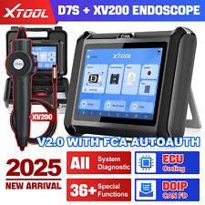 XTOOL D7S OBD2 CAN FD DoIP Auto All System Diagnostic Scanner + XV200 Endoscope