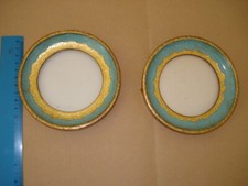 COPPIA PORTA FOTO IN LEGNO DECORATO